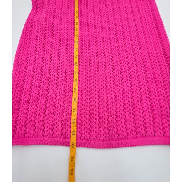 MISA Los Angeles Flamingo Pink Crochet 2 Piece Set NWT - Picture 16 of 16